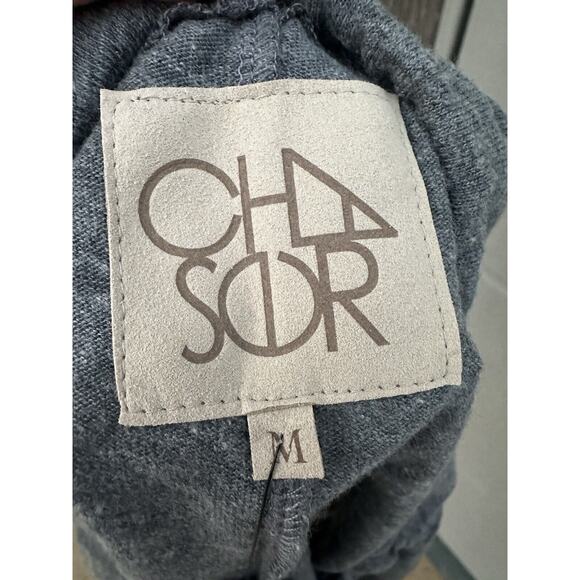 NWT Chaser Women's Soft Cozy Gray Low Rise Ruffle Hem Drawstring Shorts Sz M - Picture 10 of 12